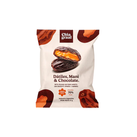 DATILES CHIA GRAAL MANI Y CHOCOLATE - comprar online