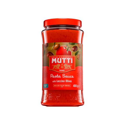 MUTTI PASTA SAUCE LECCINO OLIVES 400G - comprar online