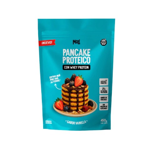 PANCAKE PROTEICO MOLÉ VAINILLA 450G - comprar online