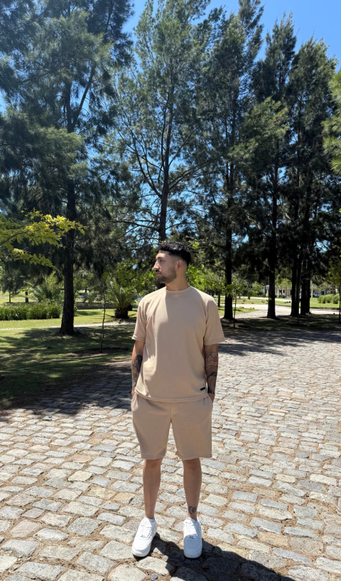 Conjunto Waffle Beige - comprar online