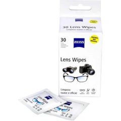 Lens Wipes Lenços para limpeza de lentes e telas digitais (30)