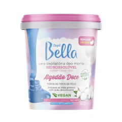 Cera Depilatória Hidrossolúvel Algodão Doce Depil Bella 600g