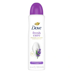 Desodorante Antitranspirante Aerossol Dove Fresh Care Lavanda & Baunilha 72h 150ml