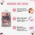 Imagem do Kit com 5 Mini Pincéis e Necessaire Hello Kitty by Klass Vough