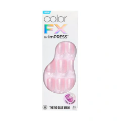Unhas Kiss Impress Color FX Pop Star: Postiças Adesivas Sem
