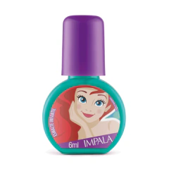 Esmalte Infantil Cremoso Disney Princesas Ariel Sua Voz tem Poder
