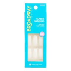 Unhas Naturais Kiss NY Broadway Bailarina Longo