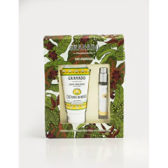 Kit Duo Suavidade - Creme de Mãos Castanha do Brasil 50ml + Colônia Bergamota e flor de Laranjeira 10ml
