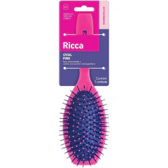 Escova de Cabelo Pink Oval Almofadada R.2427