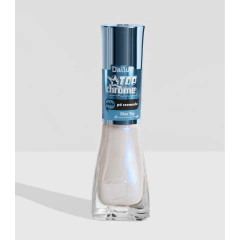 Esmalte Dailus Top Chrome Efeito Pó Cromado Blue Top 8ml