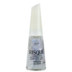 Esmalte Glitter Livre Para Brilhar Capricha no Glow 8ml