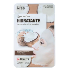 Máscara Facial De Algodão Kiss Ny Água De Coco Com 1 Unidade