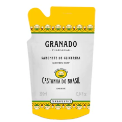 Refil De Sabonete Líquido De Glicerina Castanha Do Brasil Granado Terrapeutics 300ml