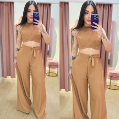 Conjunto Nude Risca de Giz