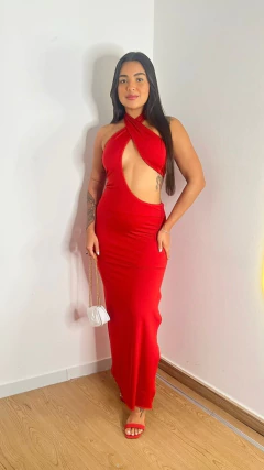 VESTIDO CLEÓPATRA VERMELHO - comprar online