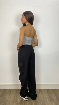 CALÇA CARGO JEANS PRETA na internet