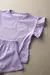 CONJUNTO MENINA MALHA PREMIUM "FORTE CORAJOSA"- LAVANDA - comprar online