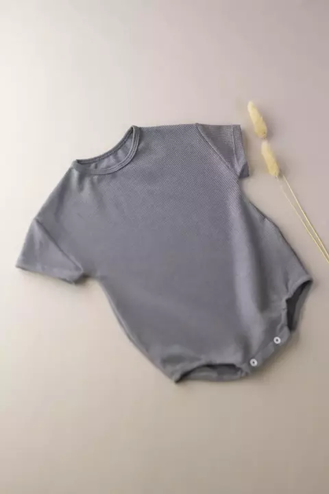 BODY MALHA TEXTURIZADA BLOCK - CINZA - comprar online