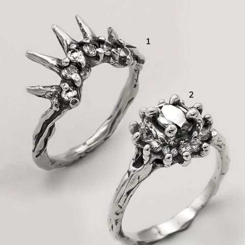 Mix Anéis Alegria e Eu Zircônia