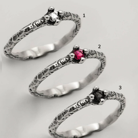 Mix Trio Alma Zircônia, Rubi e Ônix