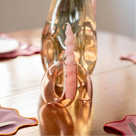 Set portavelas y velas