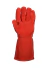 GUANTE AMERICANO DESCARNE LARGO FORRADO ROJO DE PASCALE TALLE 10