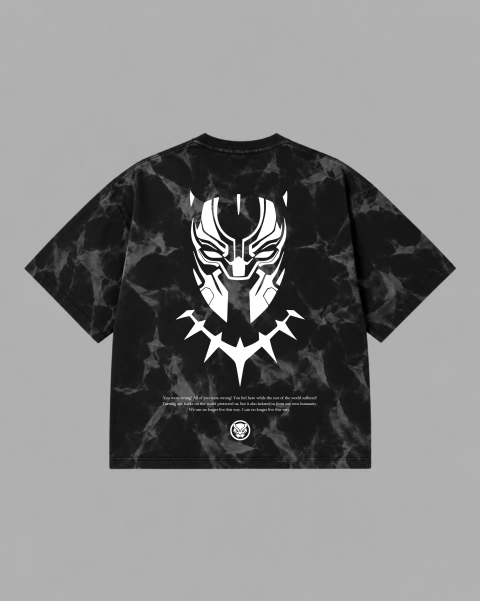 Oversized Mamorizada | Black Panther