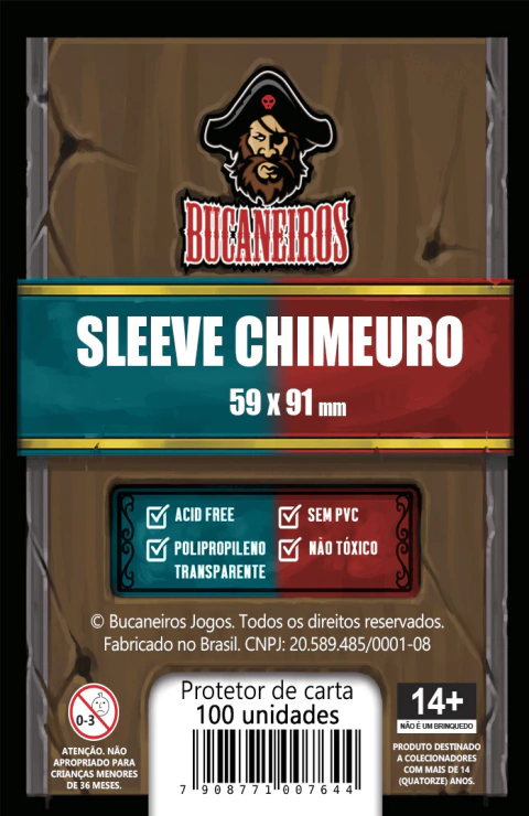 Sleeve Chimeuro (59x91mm) - Bucaneiros - comprar online
