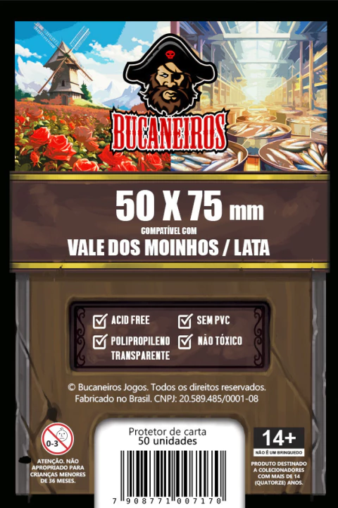 Sleeve Customizado Lata (50x75mm) - Bucaneiros - comprar online