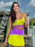 Conjunto Safira lima e roxo - loja online