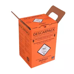 Caixa Coletora Descarpack 3lt RESIDUOS TOXICOS