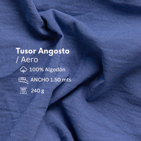 Tusor angosto azul aero
