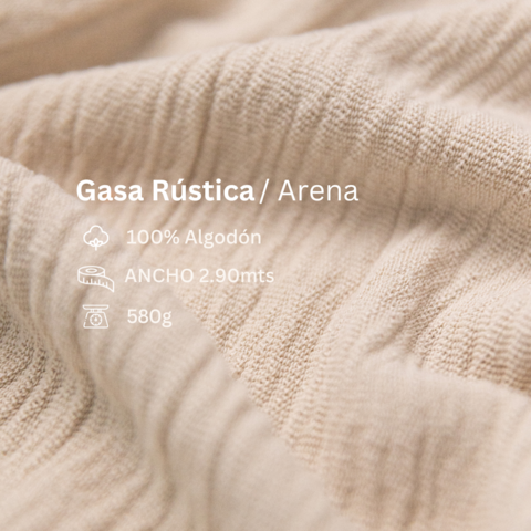 Gasa rústica arena
