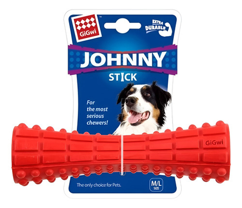Juguete Gigwi Johnny Stick Extra Duración De Goma Para Perro