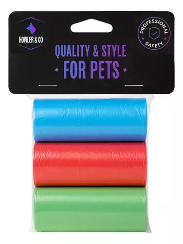Bolsitas Sanitarias Para Perros Howler Biodegradable X3 Unid