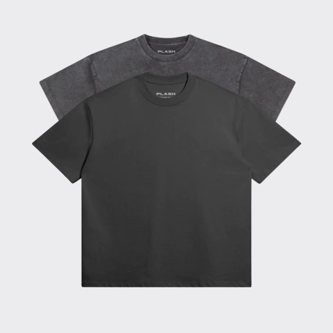Pack 2 Camisetas Básicas Oversized