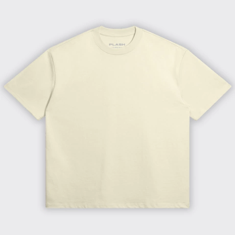 Camiseta Basica Oversized Bege - comprar online