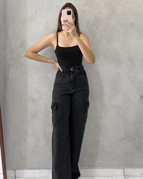 Calça Wide Leg Cargo - Estonada - comprar online