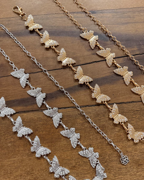 Cinto Borboleta - Com Strass