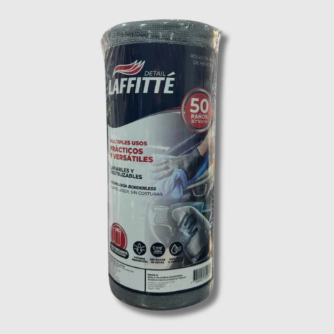 Laffitte Rollo 50 Paños Limpieza Microfibra Reutilizable en internet