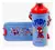 Kit Lancheira Marmita Infantil Talher E Garrafa Spider-man