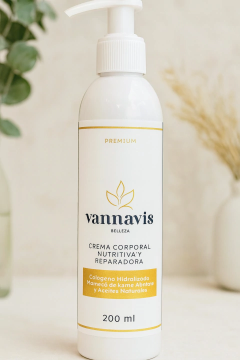 Crema Corporal Nutritiva y Reparadora – VANNAVIS (200 ml) - comprar online