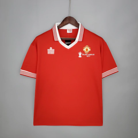 Camisa Retrô Manchester United 1977/78 Home - Edição Especial