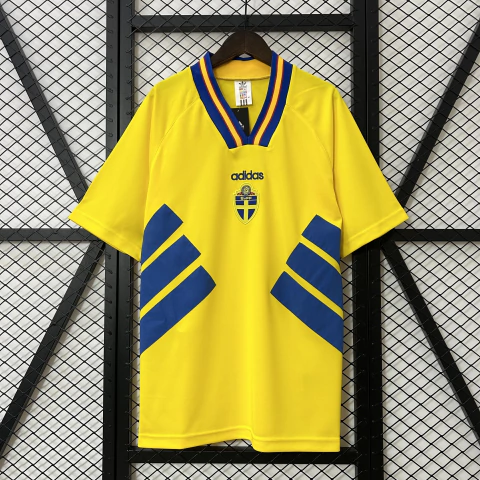Camisa Retrô Suécia 1994 Home