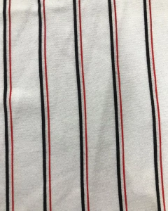 Rustico rayado rojo y negro - comprar online