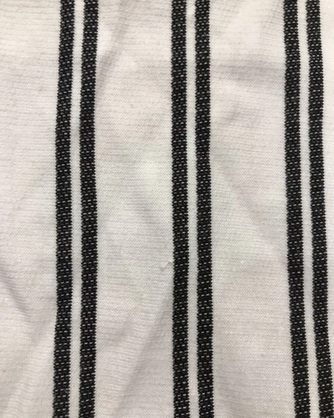 Rustico rayado blanco y negro - comprar online