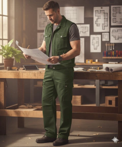 Gabardina 8 onzas verde militar - tienda online