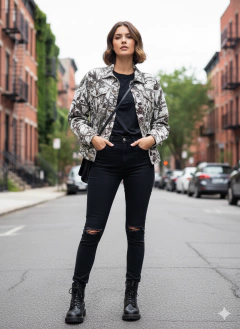 GABARDINA ESTAMPADA - Hipertelas