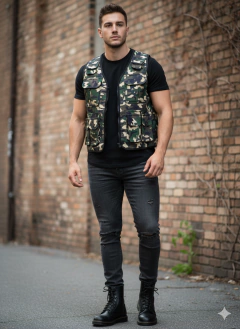 GABARDINA ESTAMPADA - tienda online