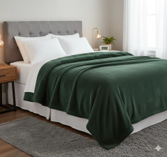 Manta de polar 2 plazas verde militar en internet